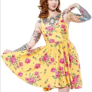 NWT Sourpuss Sweets Antique Rose Yellow Dress